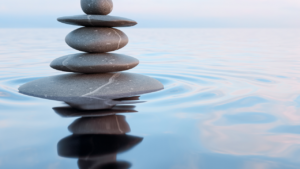 Rocks balancing one on top of the other